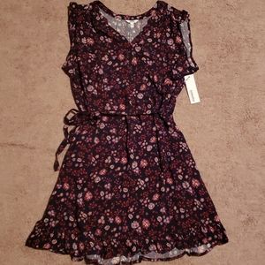 Floral ruffled dress